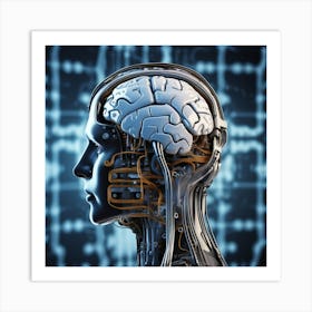 Human Brain 9 Art Print