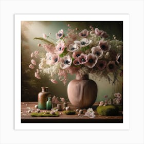 Vase Of Flowers 1 Art Print