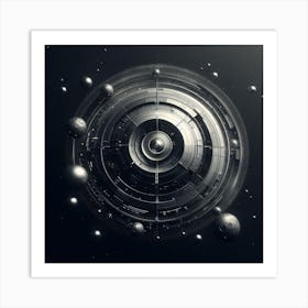 Futuristic Spaceship 33 Art Print