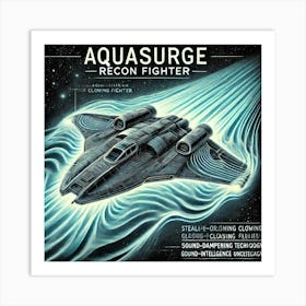 Aquasurge Recon Fighter Art Print