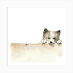 Husky Puppy 1 Art Print