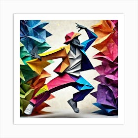 Origami Dancer 111 Art Print