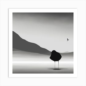 Bird On A Hill Art Print