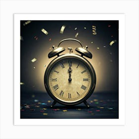 Alarm Clock Stock Videos & Royalty-Free Footage Art Print