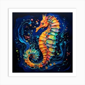 Seahorse 3 Art Print