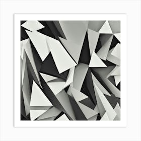 Abstract Triangles 8 Art Print