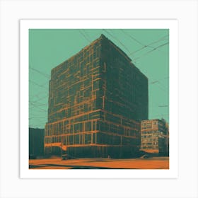 Building In The City Art Print