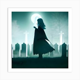 Spirit In The Graveyard Art Print