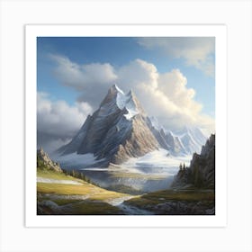 Mountain Landscape 4 Art Print