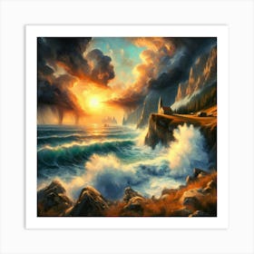 Tempestuous Beauty 7 1 Art Print