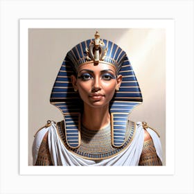 Cleopatra Portrait Artwork 3 Art Print