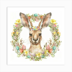 Easter Kangaroo Art Print