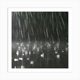 Rain Stock Videos & Royalty-Free Footage Art Print