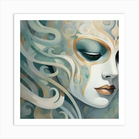 Behind The Mask Art Print