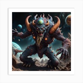 Alien Monster 2 Art Print