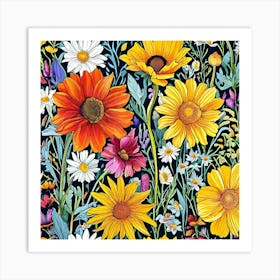 Wildflowers 9 Art Print