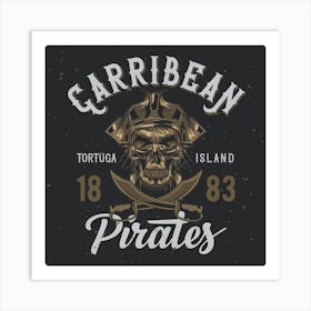 Caribbean Pirates Art Print