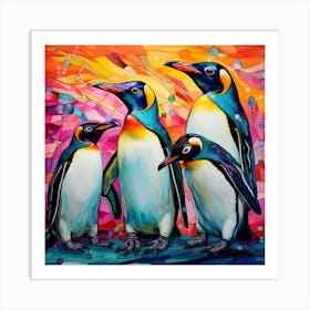 Penguin Family Art Print