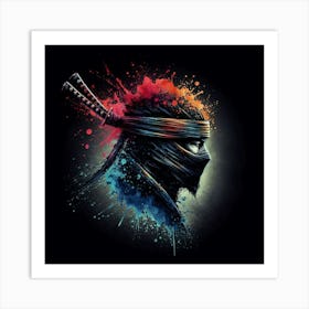 Ninja Warrior 1 Art Print