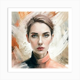 Portrait Of A Woman 3 Art Print