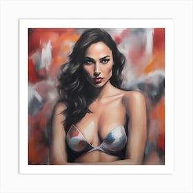 Wonder Woman Gal Gadot Art Print