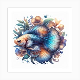 Fish of Guppy 1 Art Print