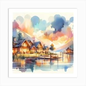 Watercolor Painting 53 Art Print