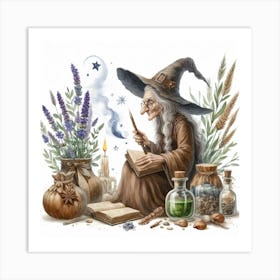 The Old Witch 2 Art Print