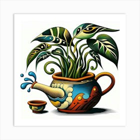 Watering Pot Art Print