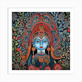 Radha Krishna Art Print