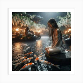 Koi Pond 9 Art Print