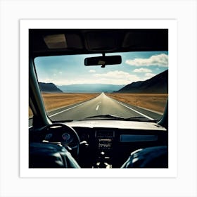 Travel Safety Trajectory Black Movement Observation Vehicle Path Fast Clarity Navigation (3) Art Print