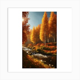 Autumn Forest 11 Art Print