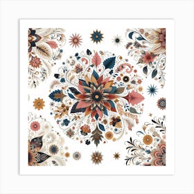 Floral patterns 3 Art Print