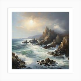 Rocky Shore Art Print