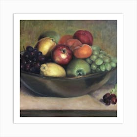 Fruit Bowl 2 Art Print