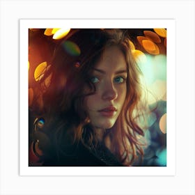 Portrait Of A Young Woman 5 Art Print