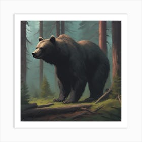 Grizzly Bear 2 Art Print