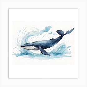 Whale Painting Art Print