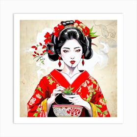 Geisha 14 Art Print