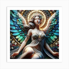 Angel With Wings 5 Art Print