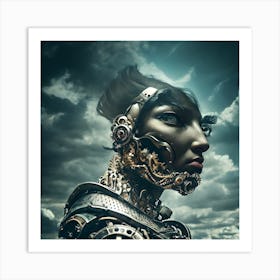 Steampunk Woman Art Print