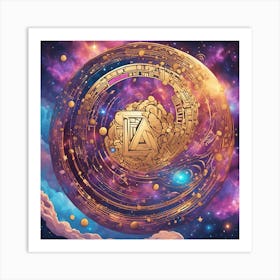 A Shiny Golden Nft C (7) Art Print