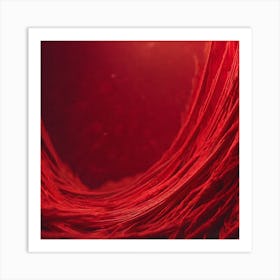 Red Fibers Stock Videos & Royalty-Free Footage Art Print