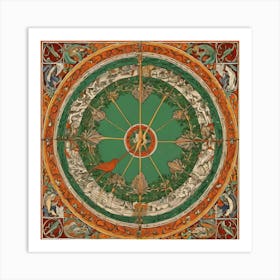 Astronomical Compass Art Print