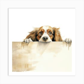 Spaniel Field 3 Art Print