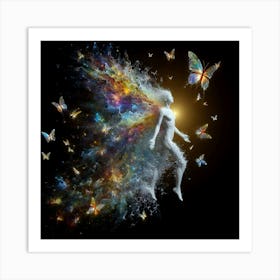 Fluttering Butterfly 1 Art Print