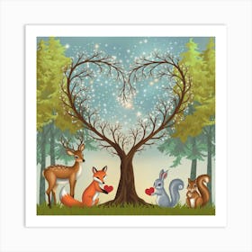 A Wall Art With A Large Tree In The Center Made Of Dsi1ngpiqz C1l6onuld4g Pquo M Ntasdghffywrudq Art Print