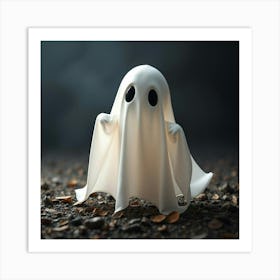 Ghost On The Ground Art Print