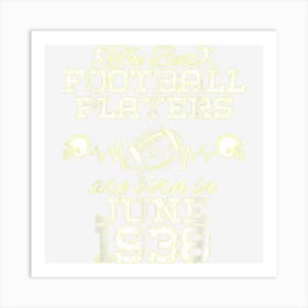 86 Year Old Birthday In June 1938 Best Football Players Art Print